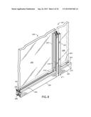 Combination Marine and Stop Frame Glazed Panel and Method for the Same diagram and image