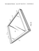 Combination Marine and Stop Frame Glazed Panel and Method for the Same diagram and image