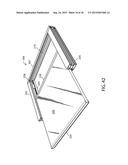 Combination Marine and Stop Frame Glazed Panel and Method for the Same diagram and image