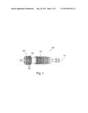 ROTOR SHAFT WITH COOLING BORE INLETS diagram and image