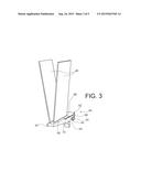 BLISK WITH LOW STRESSES AT BLADE ROOT, PREFERABLY FOR AN AIRCRAFT TURBINE     ENGINE FAN diagram and image