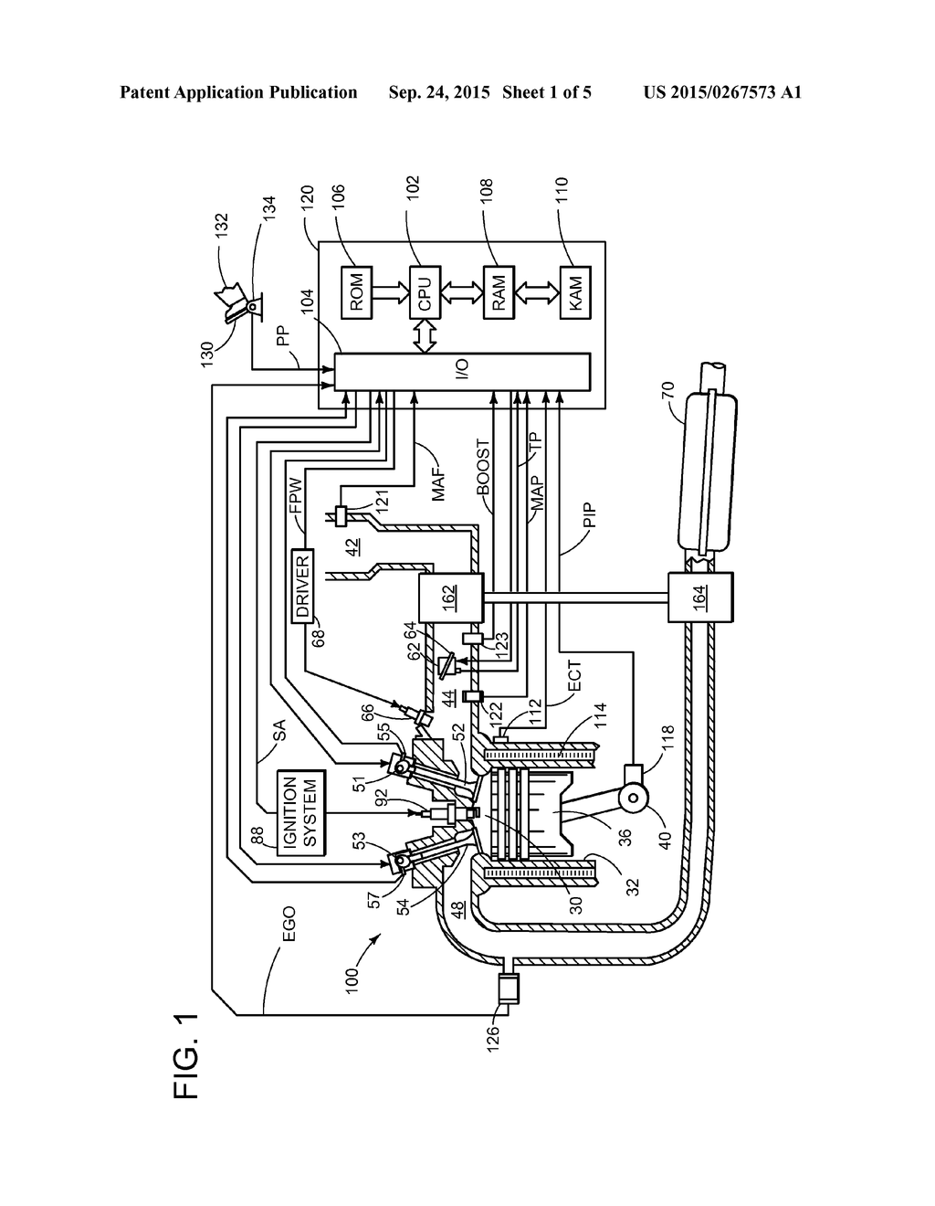 APPLIED-IGNITION INTERNAL COMBUSTION ENGINE WITH VARIABLE VALVE DRIVE - diagram, schematic, and image 02