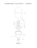 LIGHT BULB HAVING LIGHT EMITTING DIODES CONNECTED TO AT LEAST TWO CIRCUIT     BOARDS diagram and image