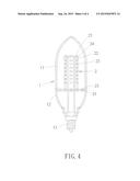 LIGHT BULB HAVING LIGHT EMITTING DIODES CONNECTED TO AT LEAST TWO CIRCUIT     BOARDS diagram and image