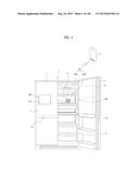 DISPLAY DEVICE AND REFRIGERATOR HAVING THE SAME diagram and image