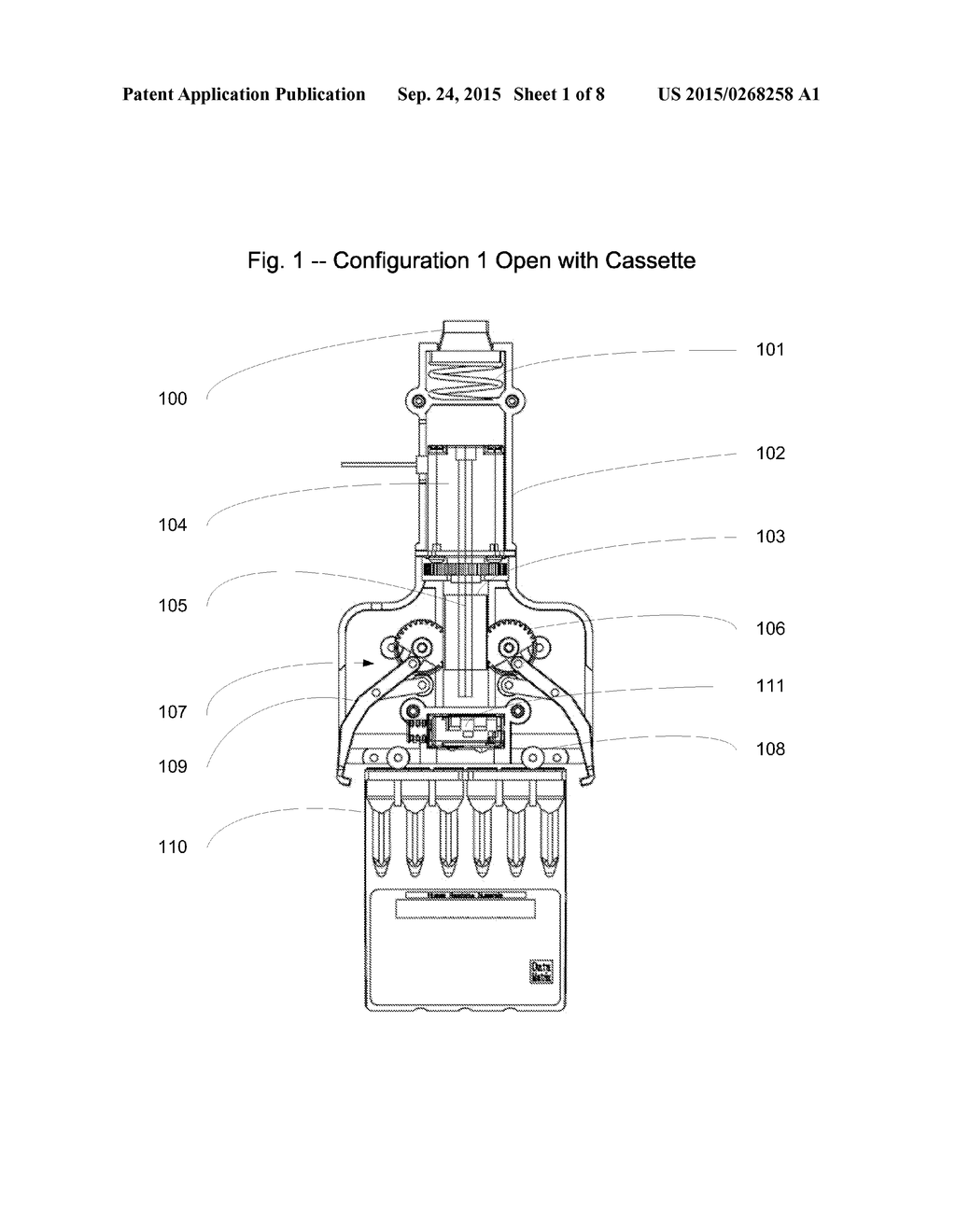 Apparatus For Gripping and Holding Diagnostic Cassettes - diagram, schematic, and image 02