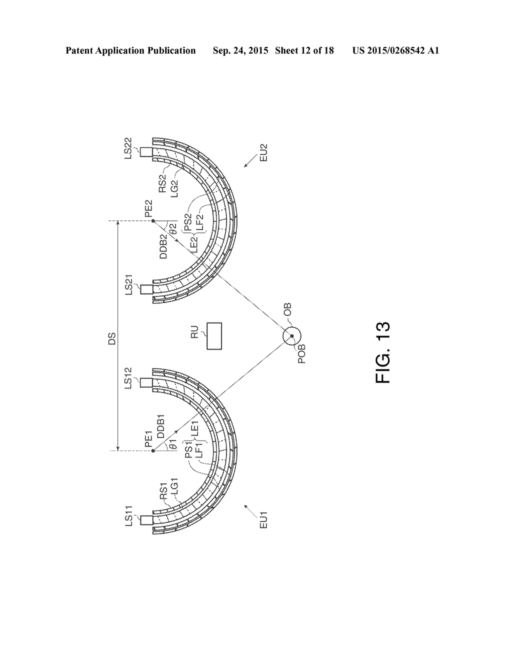 PROJECTION DISPLAY SYSTEM AND ATTACHING DEVICE - diagram, schematic, and image 13