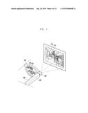 METHOD FOR DISPLAYING IMAGE USING PROJECTOR AND WEARABLE ELECTRONIC DEVICE     FOR IMPLEMENTING THE SAME diagram and image