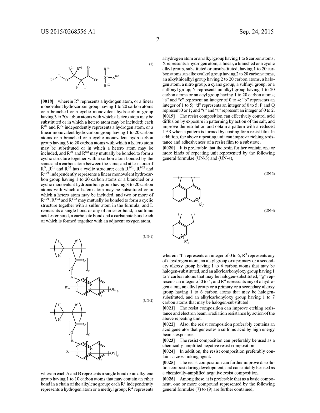 CHEMICALLY-AMPLIFIED NEGATIVE RESIST COMPOSITION AND RESIST PATTERNING     PROCESS USING THE SAME - diagram, schematic, and image 03