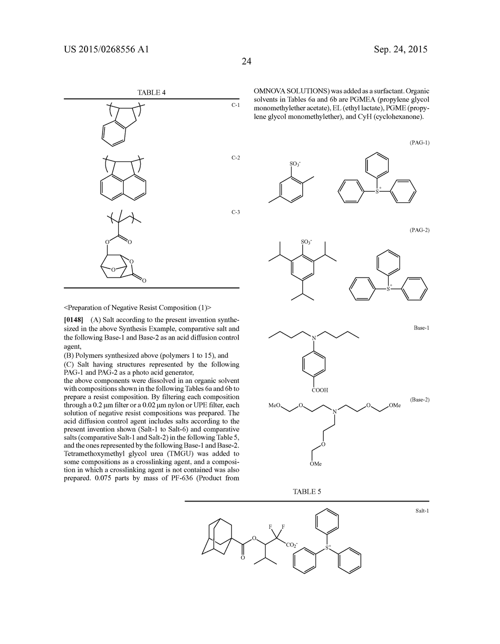 CHEMICALLY-AMPLIFIED NEGATIVE RESIST COMPOSITION AND RESIST PATTERNING     PROCESS USING THE SAME - diagram, schematic, and image 25