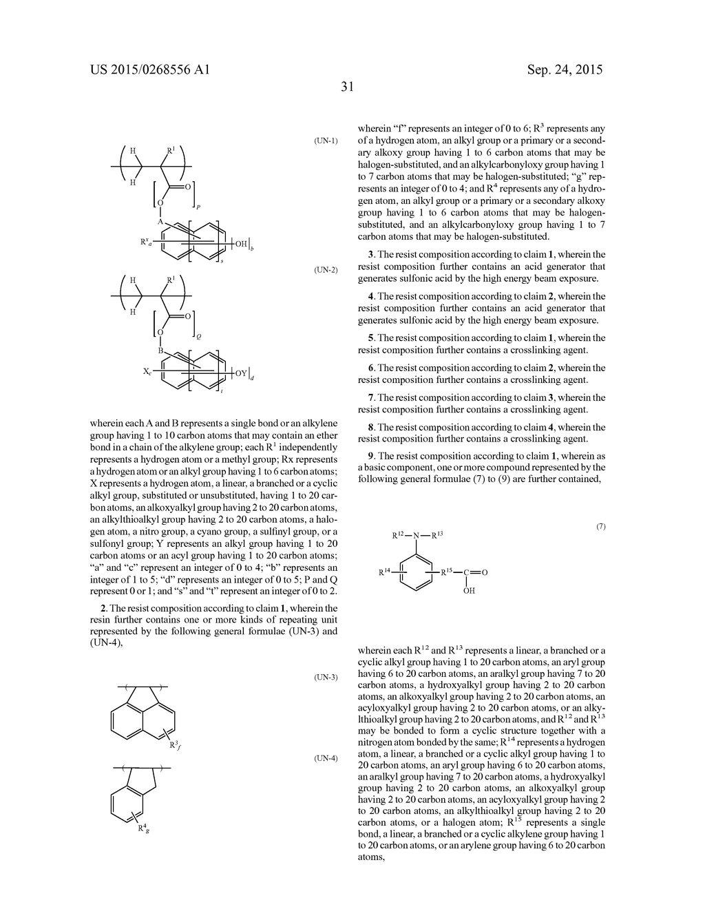 CHEMICALLY-AMPLIFIED NEGATIVE RESIST COMPOSITION AND RESIST PATTERNING     PROCESS USING THE SAME - diagram, schematic, and image 32