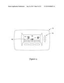 THERMOSTAT WITH ELECTRONIC IMAGE DISPLAY diagram and image