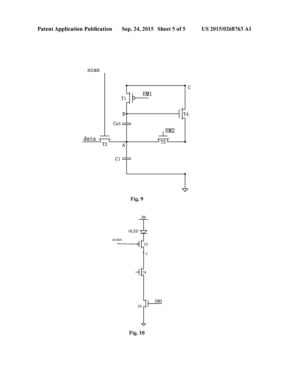 ORGANIC LIGHT-EMITTING DIODE PIXEL CIRCUIT, DRIVING METHOD THEREOF, AND     DISPLAY DEVICE - diagram, schematic, and image 06