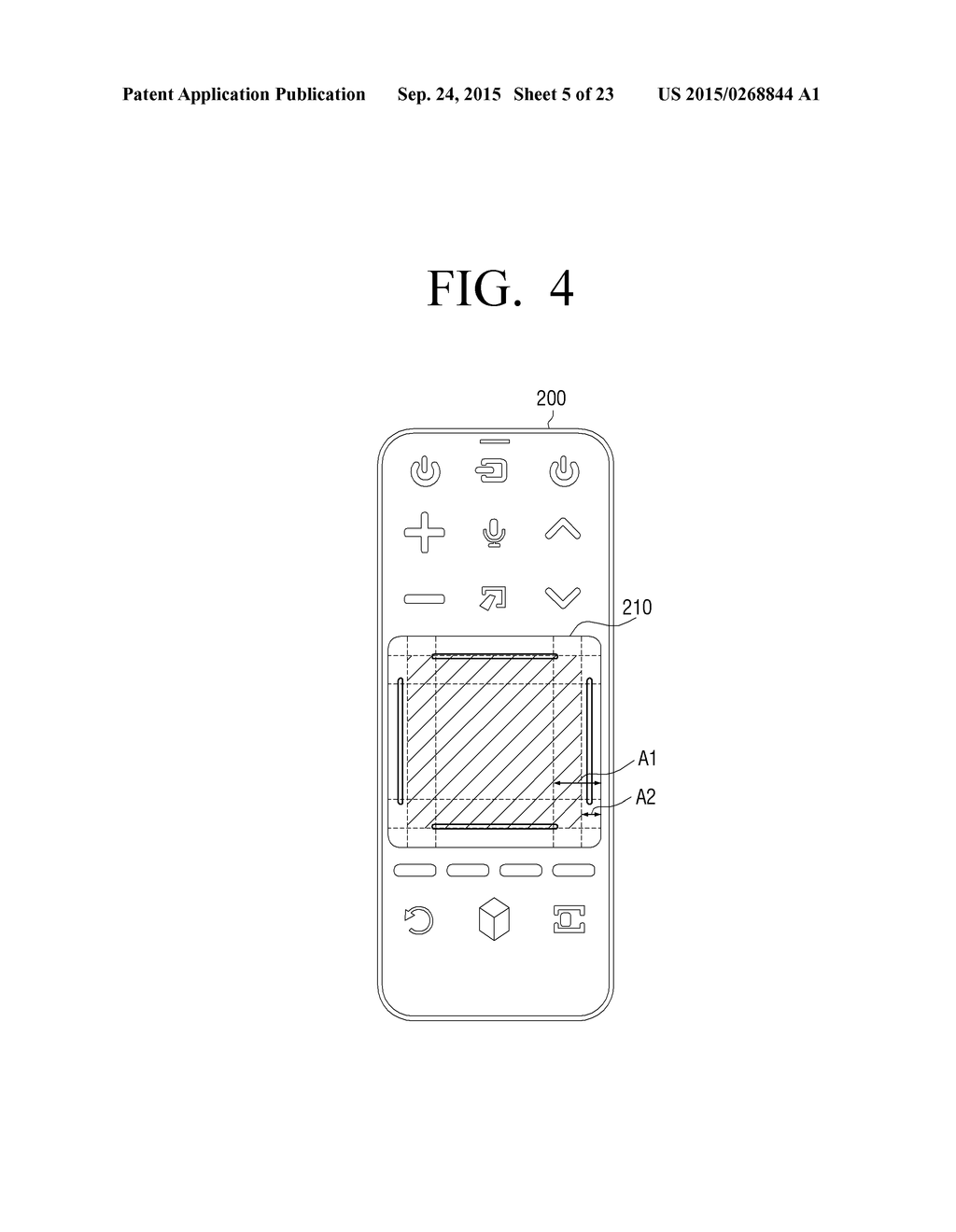 DISPLAY APPARATUS INTERWORKING WITH CONTROL APPARATUS INCLUDING TOUCHPAD - diagram, schematic, and image 06