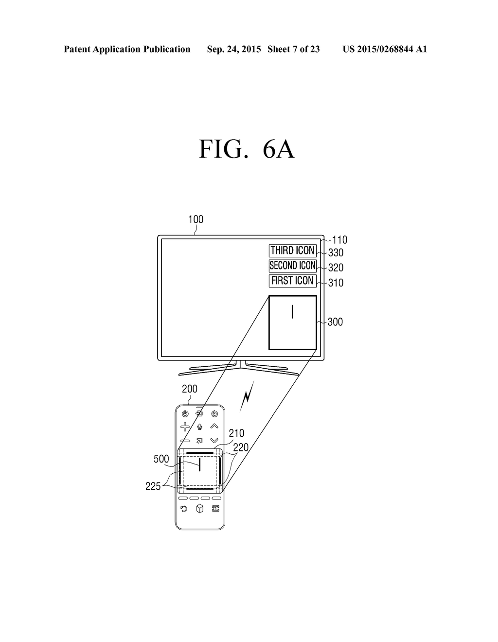 DISPLAY APPARATUS INTERWORKING WITH CONTROL APPARATUS INCLUDING TOUCHPAD - diagram, schematic, and image 08