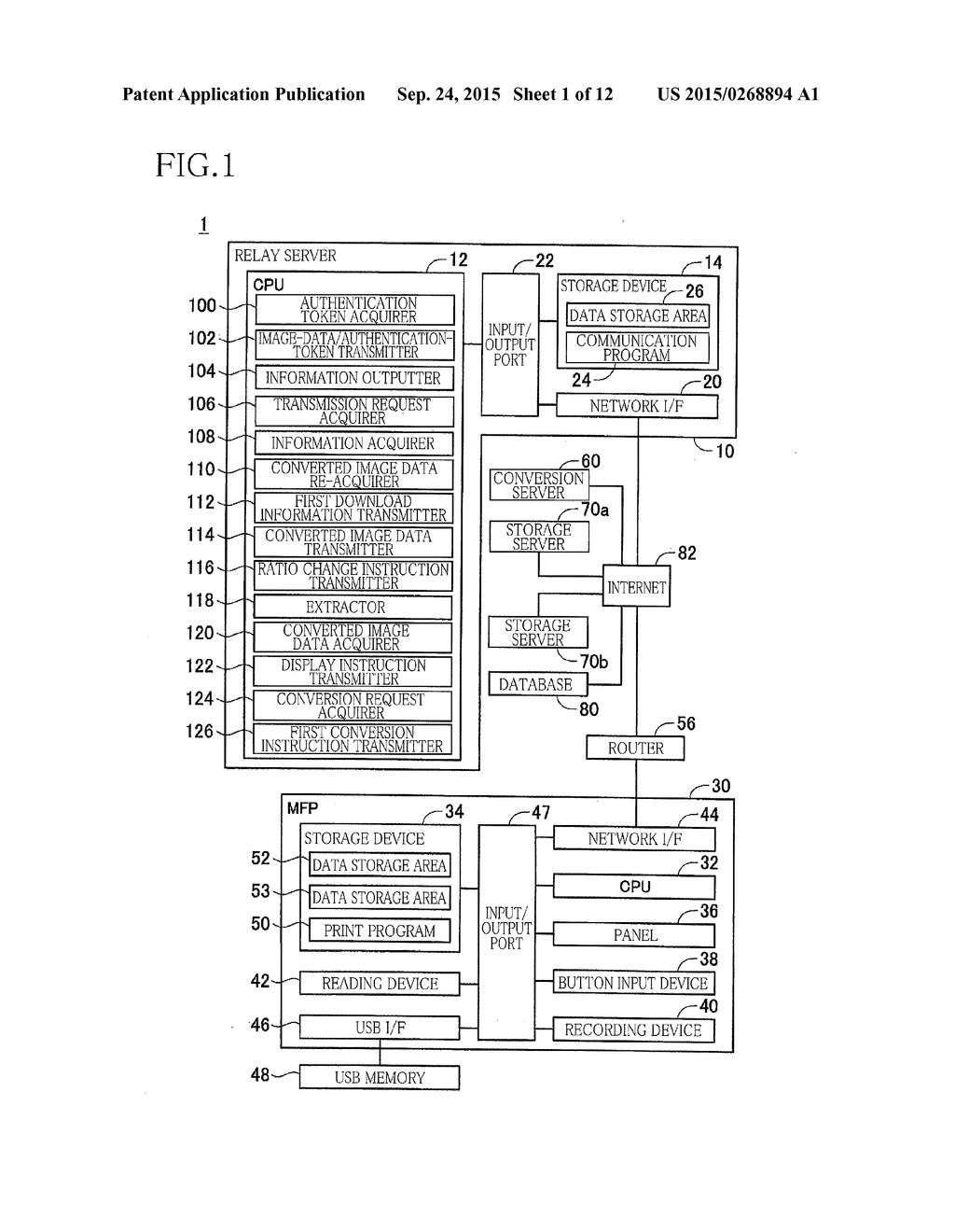 RELAY SERVER, STORAGE MEDIUM STORING INSTRUCTIONS EXECUTABLE BY THE RELAY     SERVER, AND CONTROL METHOD - diagram, schematic, and image 02