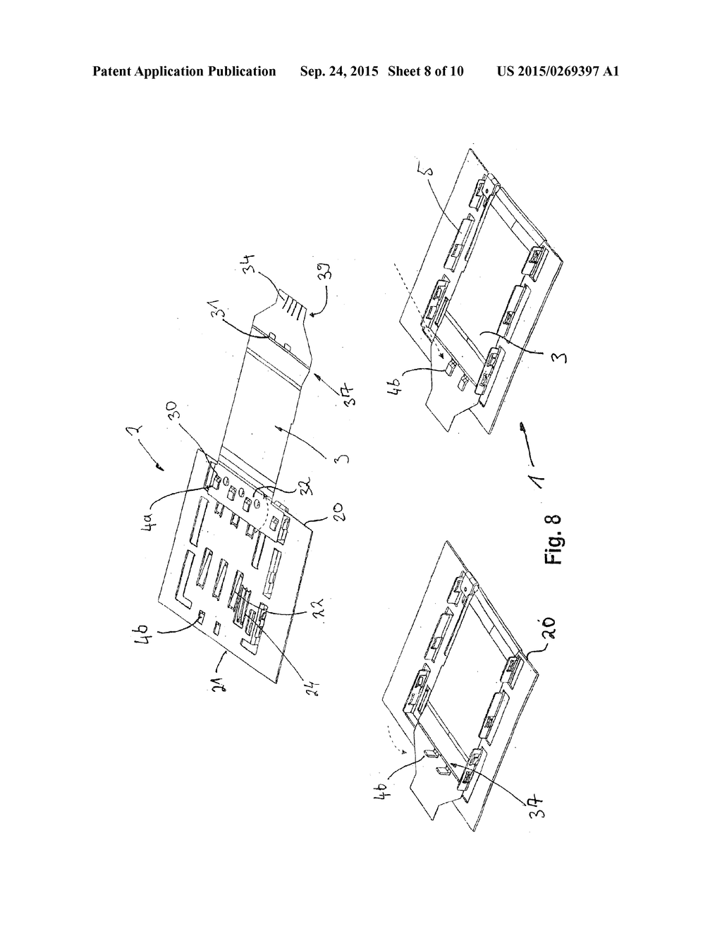 CARD CONTACT-MAKING APPARATUS - diagram, schematic, and image 09