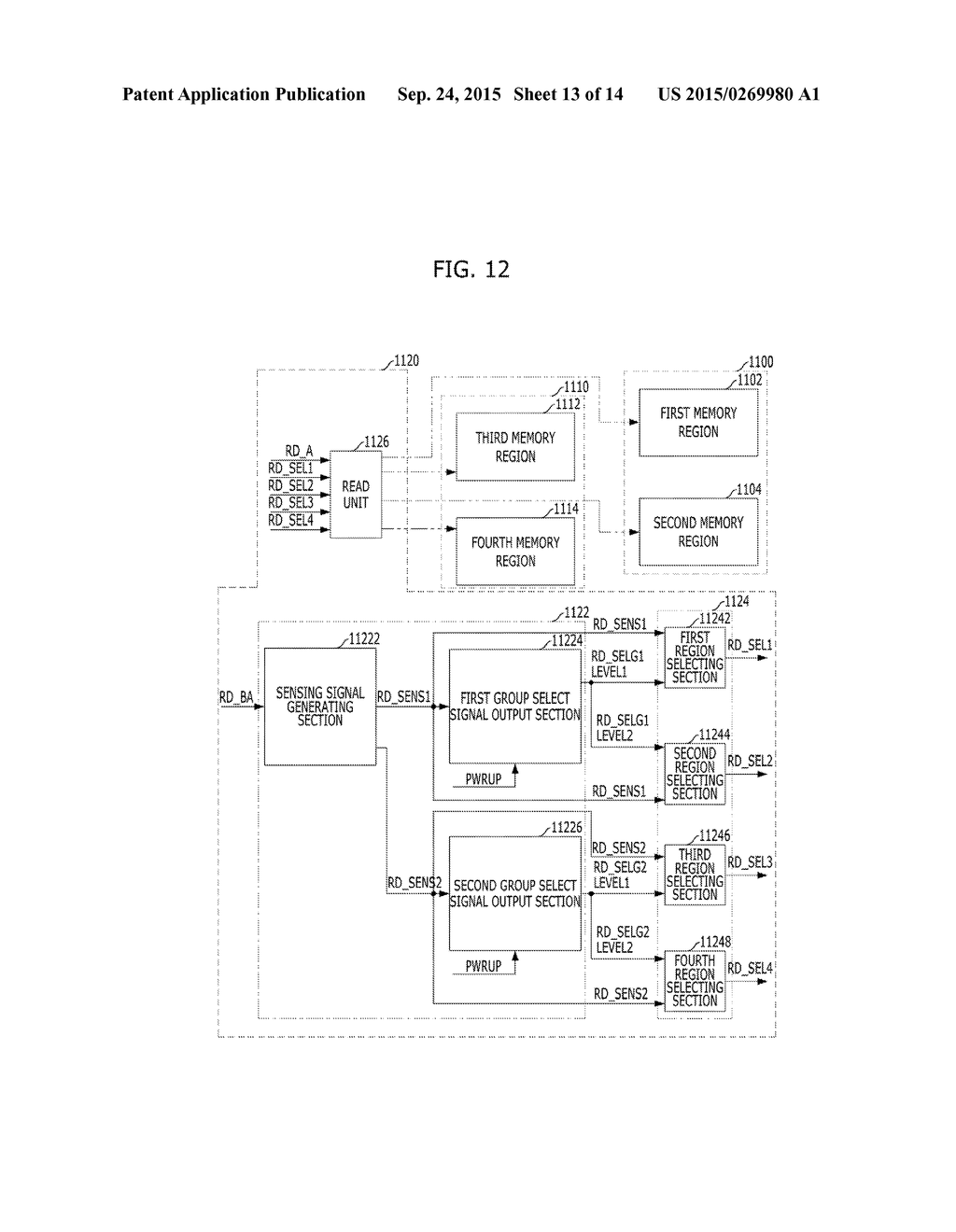 SEMICONDUCTOR MEMORY DEVICE - diagram, schematic, and image 14