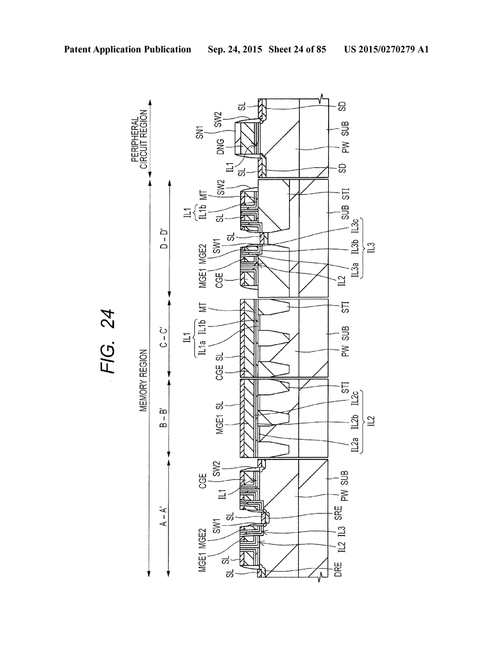 SEMICONDUCTOR DEVICE AND METHOD OF MANUFACTURING THE SAME - diagram, schematic, and image 25