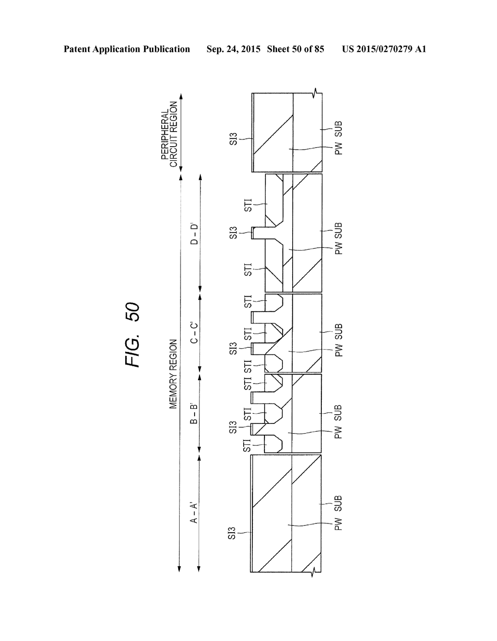 SEMICONDUCTOR DEVICE AND METHOD OF MANUFACTURING THE SAME - diagram, schematic, and image 51