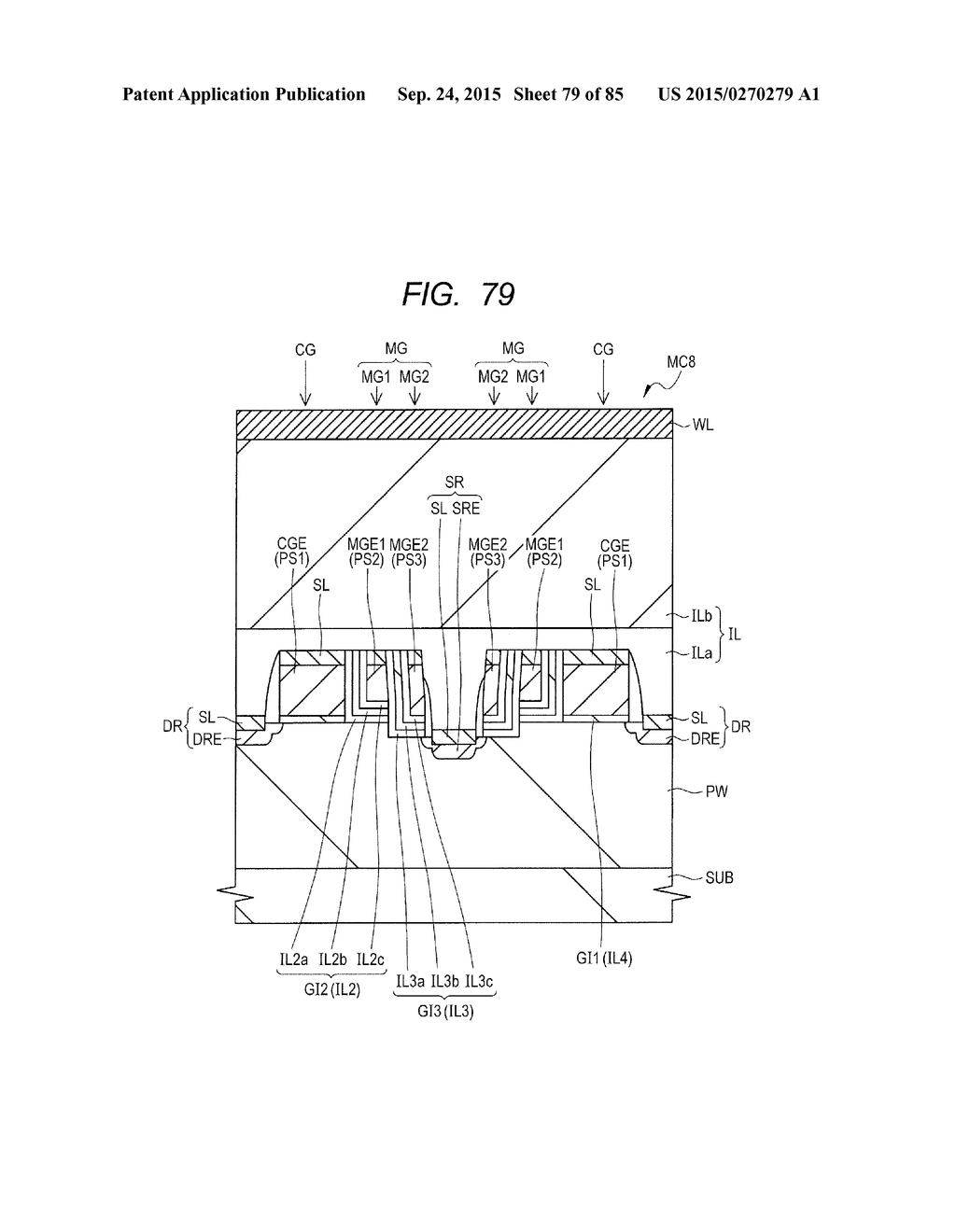 SEMICONDUCTOR DEVICE AND METHOD OF MANUFACTURING THE SAME - diagram, schematic, and image 80