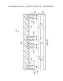 SEMICONDUCTOR STRUCTURE WITH A DOPED REGION BETWEEN TWO DEEP TRENCH     ISOLATION STRUCTURES diagram and image