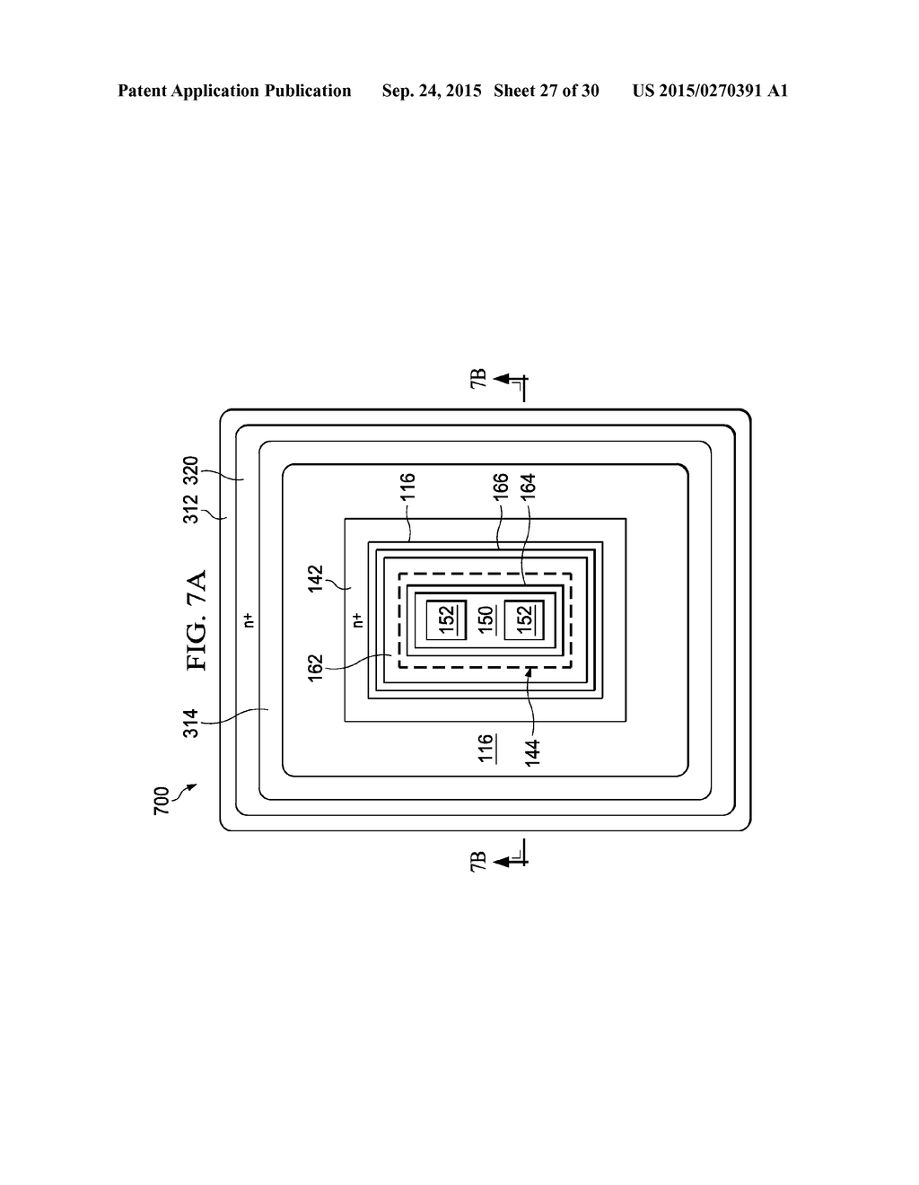 SEMICONDUCTOR STRUCTURE WITH A DOPED REGION BETWEEN TWO DEEP TRENCH     ISOLATION STRUCTURES - diagram, schematic, and image 28