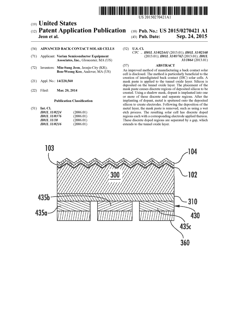 Advanced Back Contact Solar Cells - diagram, schematic, and image 01