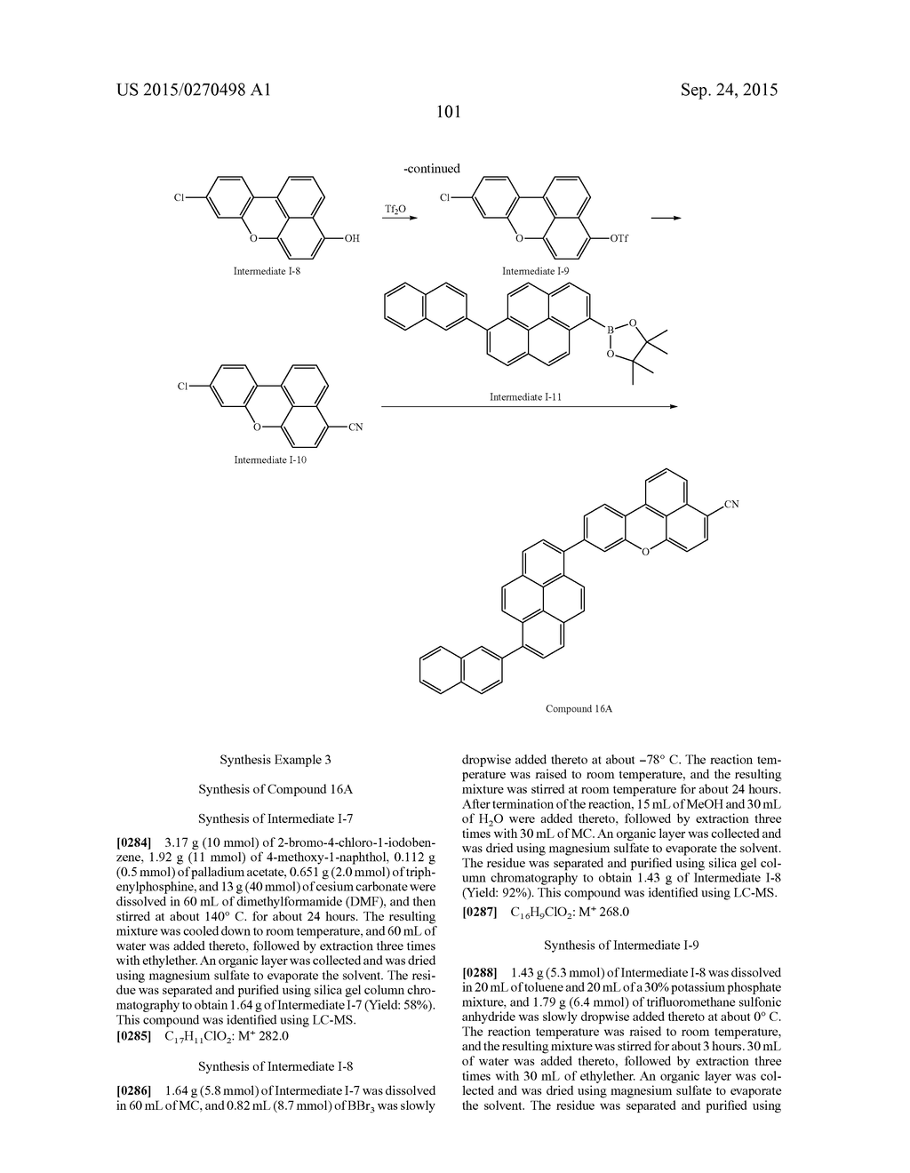 CONDENSED CYCLIC COMPOUND AND ORGANIC LIGHT-EMITTING DEVICE COMPRISING THE     SAME - diagram, schematic, and image 103