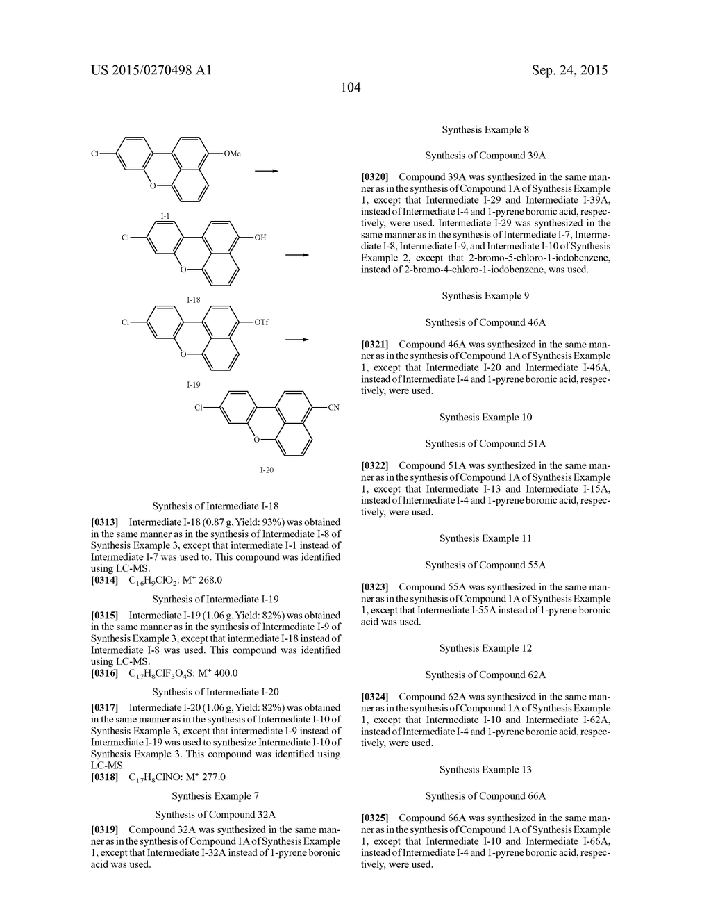 CONDENSED CYCLIC COMPOUND AND ORGANIC LIGHT-EMITTING DEVICE COMPRISING THE     SAME - diagram, schematic, and image 106