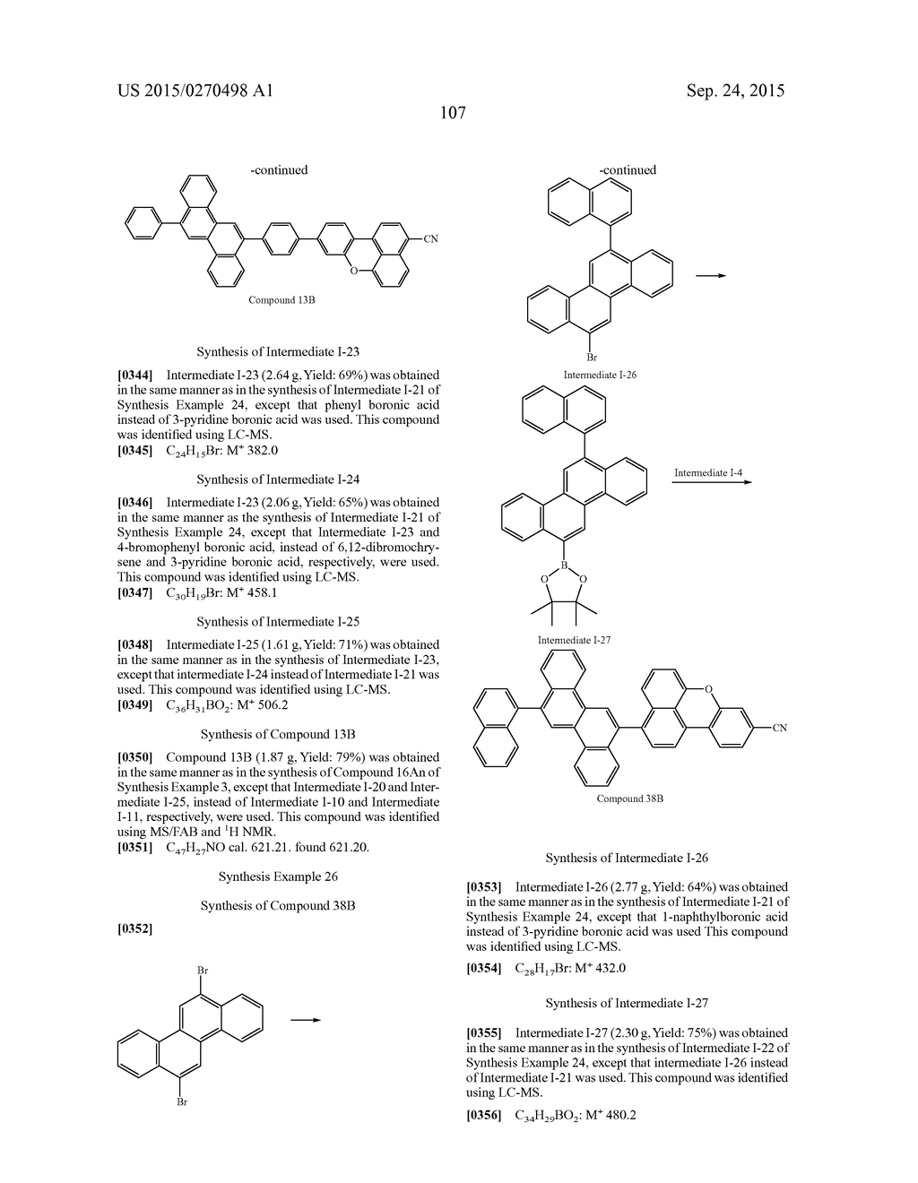 CONDENSED CYCLIC COMPOUND AND ORGANIC LIGHT-EMITTING DEVICE COMPRISING THE     SAME - diagram, schematic, and image 109