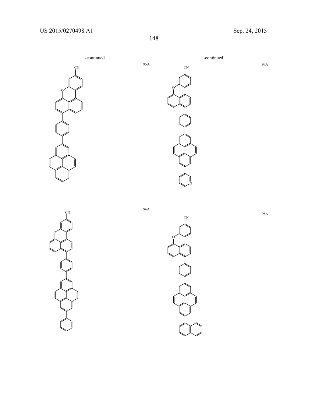 CONDENSED CYCLIC COMPOUND AND ORGANIC LIGHT-EMITTING DEVICE COMPRISING THE     SAME - diagram, schematic, and image 150