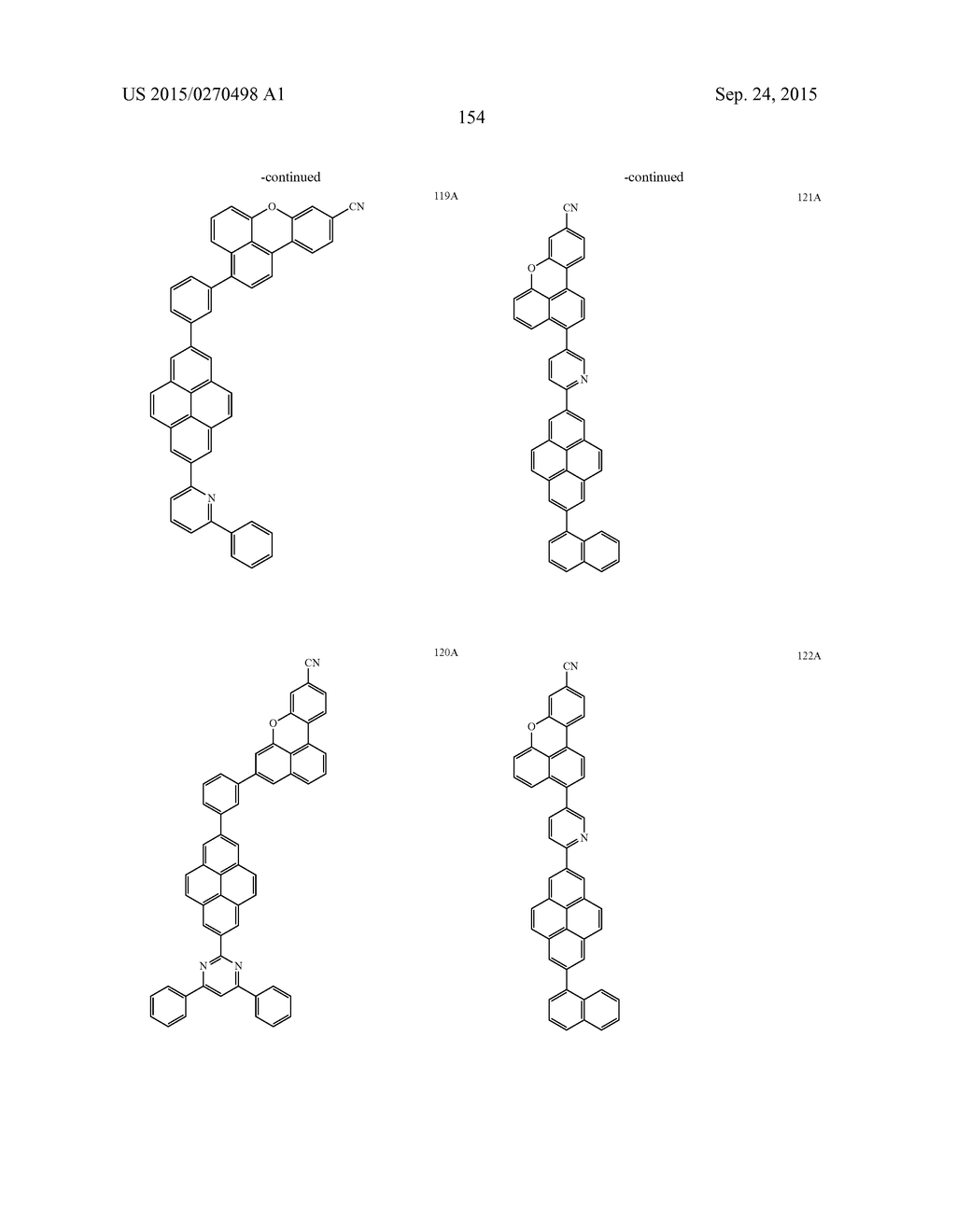 CONDENSED CYCLIC COMPOUND AND ORGANIC LIGHT-EMITTING DEVICE COMPRISING THE     SAME - diagram, schematic, and image 156