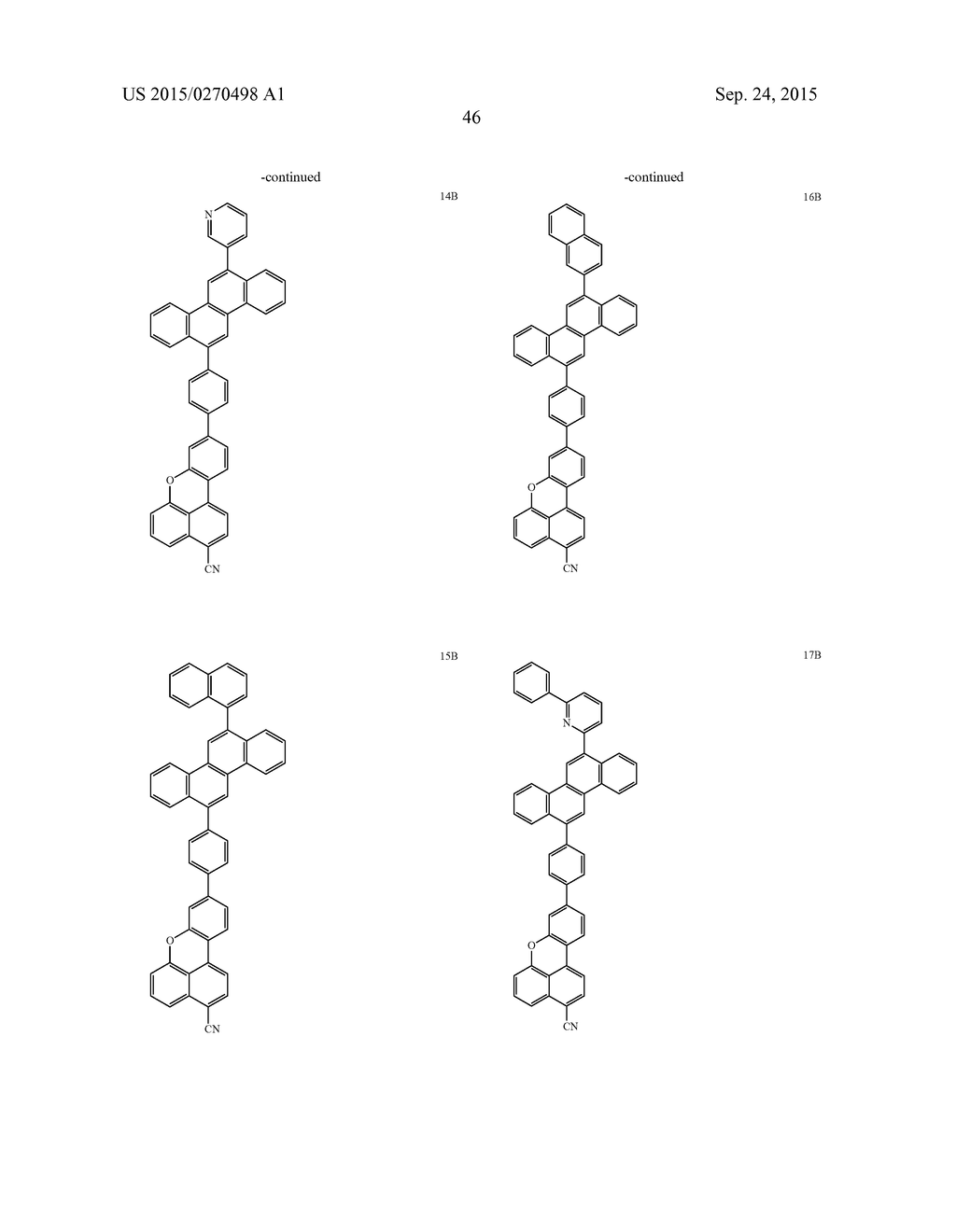 CONDENSED CYCLIC COMPOUND AND ORGANIC LIGHT-EMITTING DEVICE COMPRISING THE     SAME - diagram, schematic, and image 48