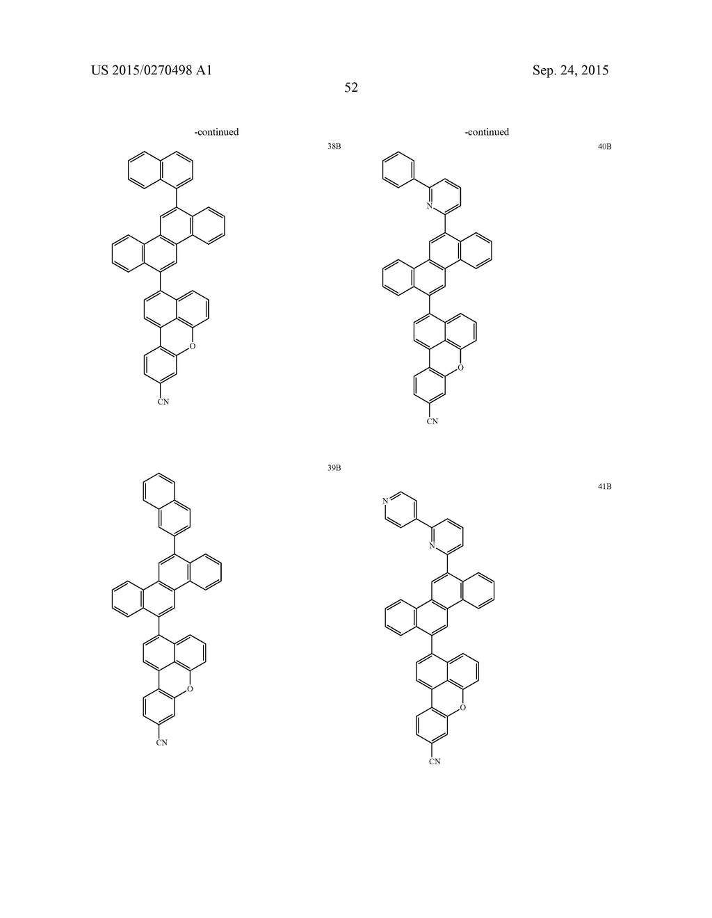 CONDENSED CYCLIC COMPOUND AND ORGANIC LIGHT-EMITTING DEVICE COMPRISING THE     SAME - diagram, schematic, and image 54