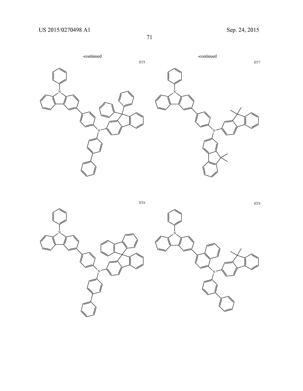 CONDENSED CYCLIC COMPOUND AND ORGANIC LIGHT-EMITTING DEVICE COMPRISING THE     SAME - diagram, schematic, and image 73