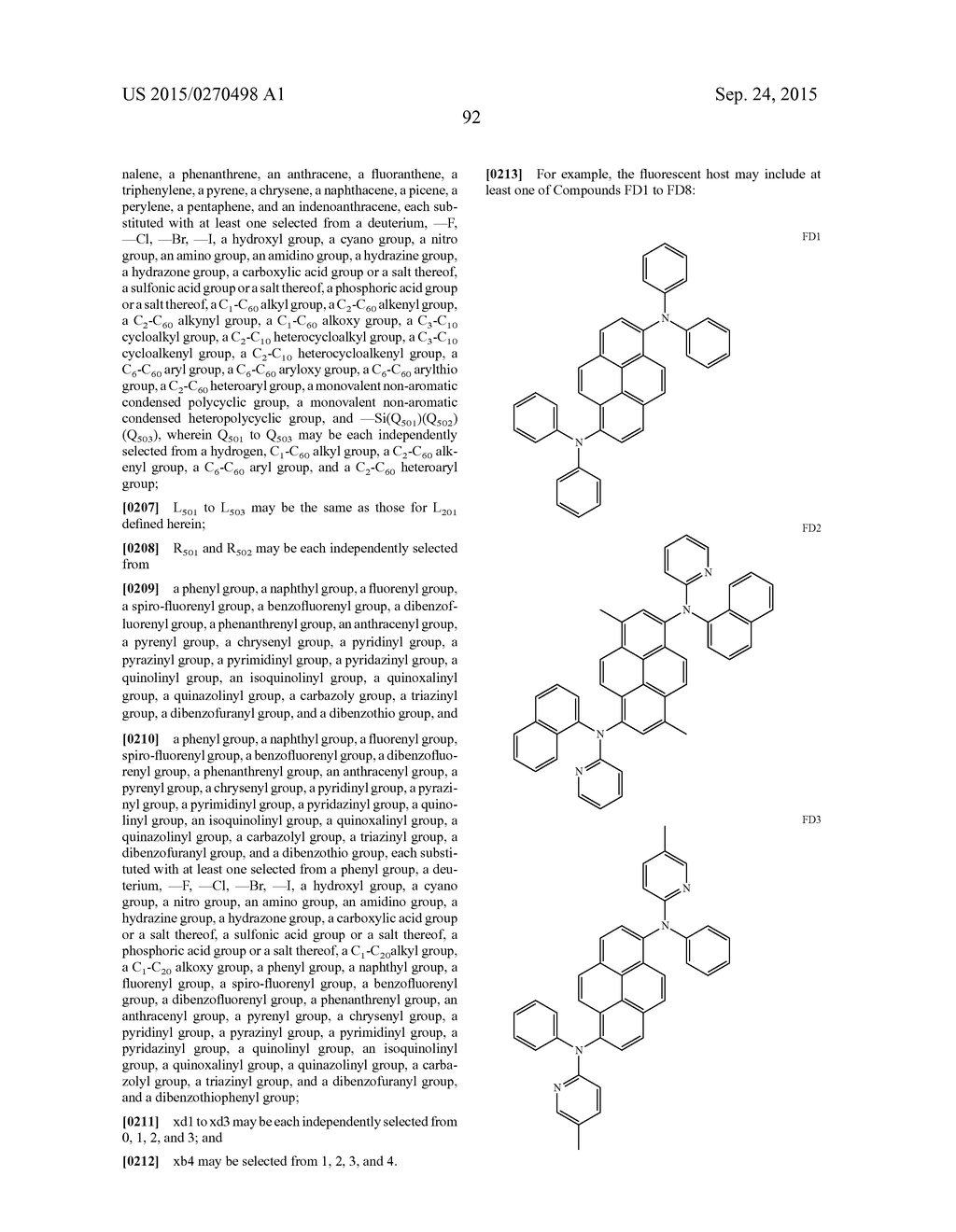 CONDENSED CYCLIC COMPOUND AND ORGANIC LIGHT-EMITTING DEVICE COMPRISING THE     SAME - diagram, schematic, and image 94