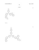 AMINE DERIVATIVE, ORGANIC LUMINESCENT MATERIAL AND ORGANIC     ELECTROLUMINESCENT DEVICE USING THE AMINE DERIVATIVE OR THE ORGANIC     LUMINESCENT MATERIAL diagram and image