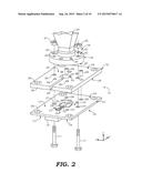 WAVEGUIDE ADAPTER PLATE TO FACILITATE ACCURATE ALIGNMENT OF SECTIONED     WAVEGUIDE CHANNEL IN MICROWAVE ANTENNA  ASSEMBLY diagram and image