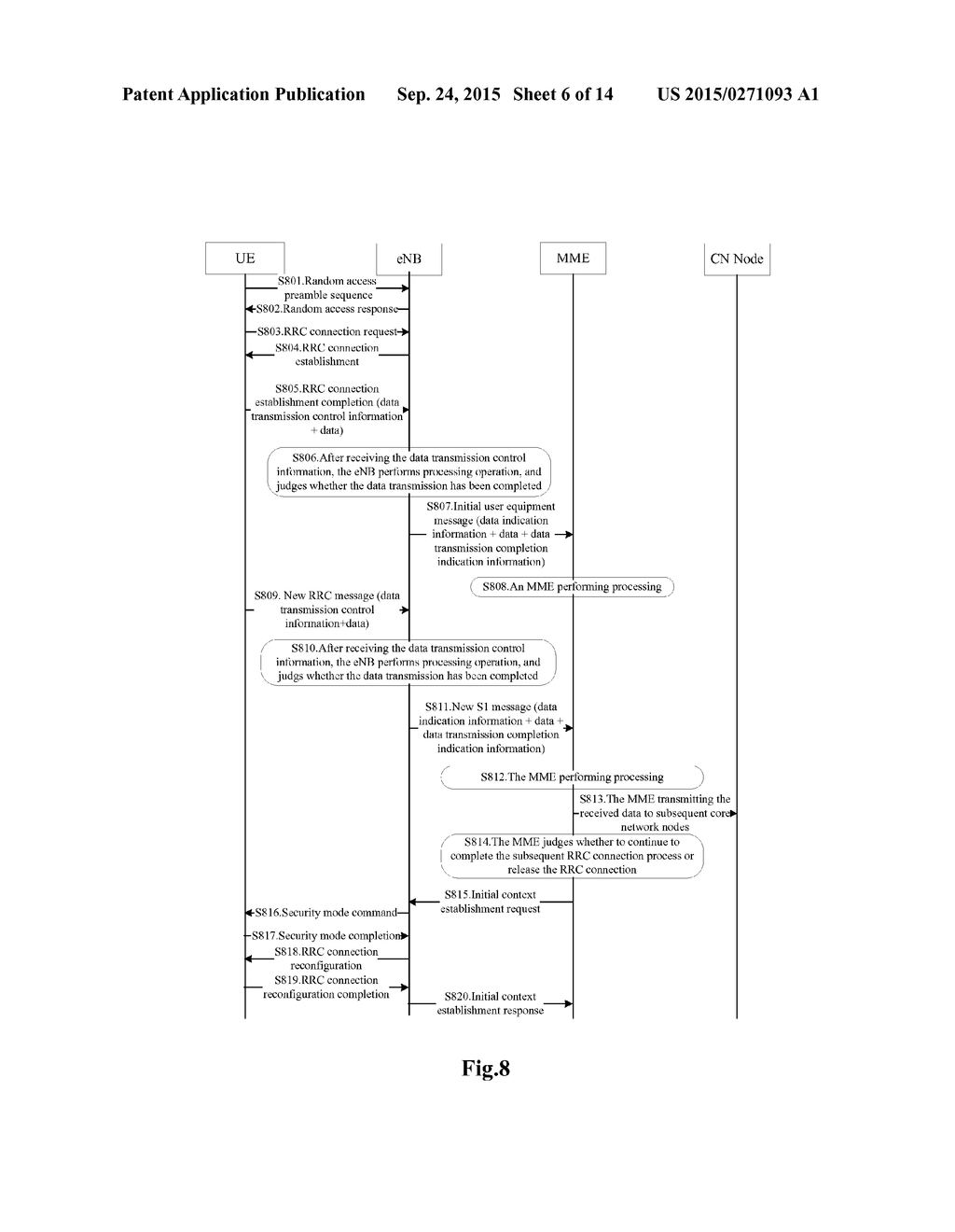 DATA TRANSMITTING AND RECEIVING METHOD, DEVICE, AND DATA TRANSCEIVING     SYSTEM - diagram, schematic, and image 07