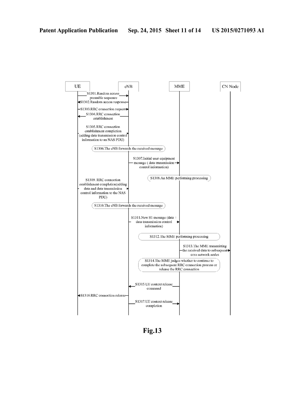 DATA TRANSMITTING AND RECEIVING METHOD, DEVICE, AND DATA TRANSCEIVING     SYSTEM - diagram, schematic, and image 12