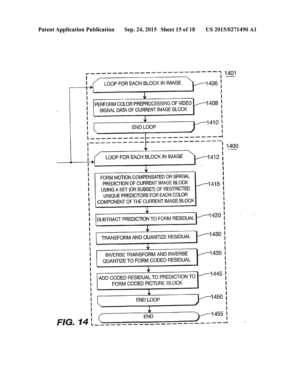 LUMA AND CHROMA ENCODING USING A COMMON PREDICTOR - diagram, schematic, and image 16