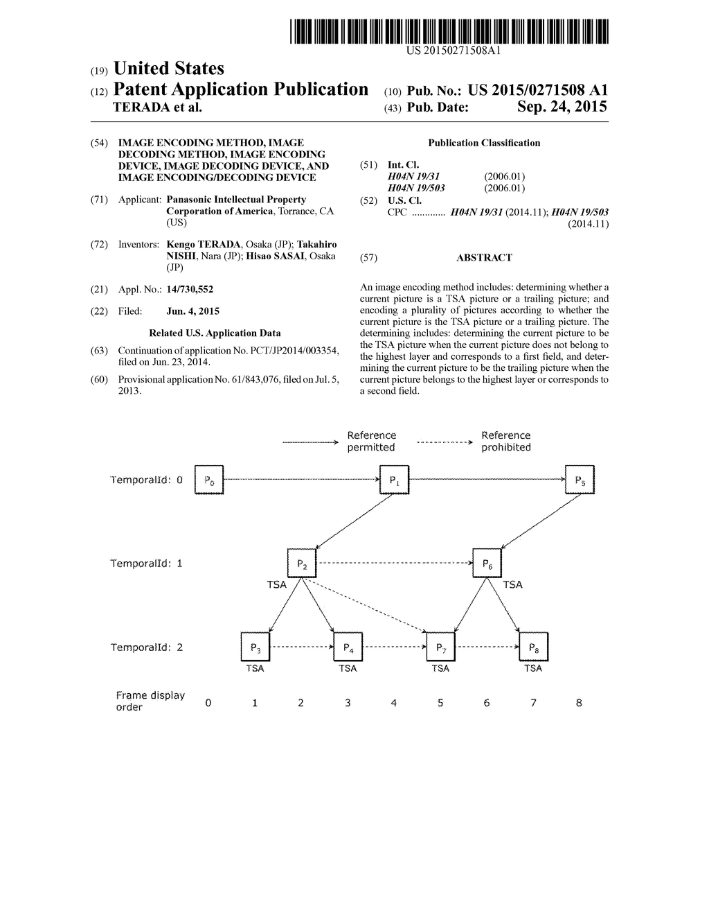 IMAGE ENCODING METHOD, IMAGE DECODING METHOD, IMAGE ENCODING DEVICE, IMAGE     DECODING DEVICE, AND IMAGE ENCODING/DECODING DEVICE - diagram, schematic, and image 01