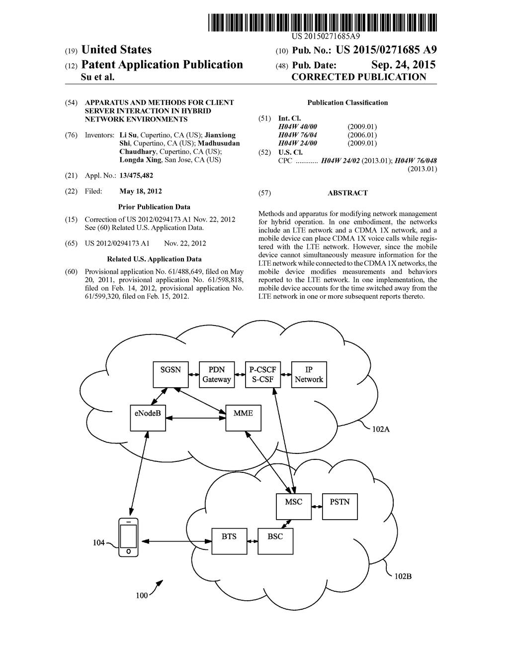 APPARATUS AND METHODS FOR CLIENT SERVER INTERACTION IN HYBRID NETWORK     ENVIRONMENTS - diagram, schematic, and image 01