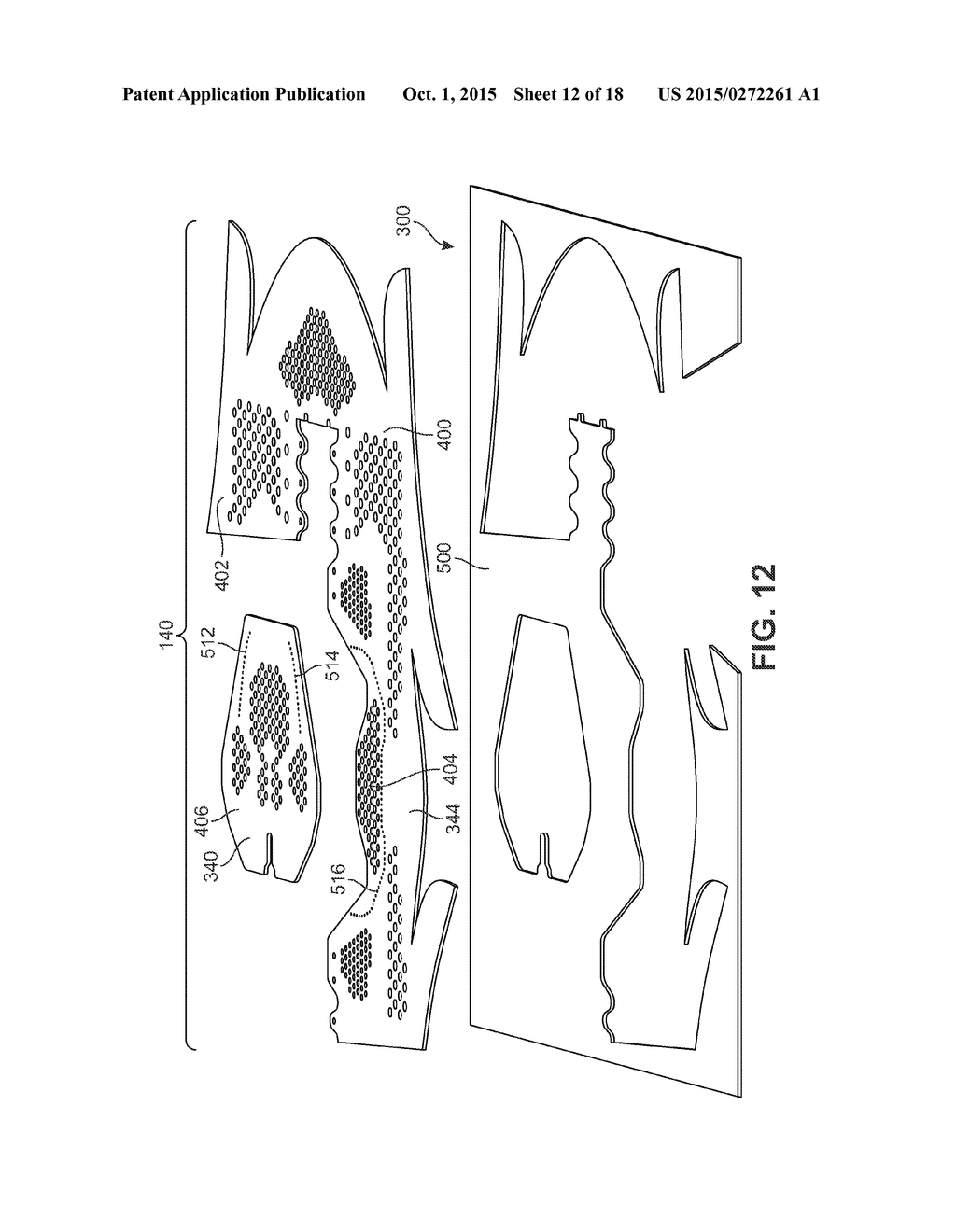 Method of Knitting a Knitted Component for an Article of Footwear - diagram, schematic, and image 13