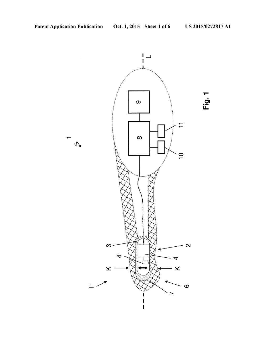 Control Arrangement for Controlling the Intensity of the Massaging Motion     of a Massage Device and a Massage Device Comprising a Control Arrangement     of this Type - diagram, schematic, and image 02