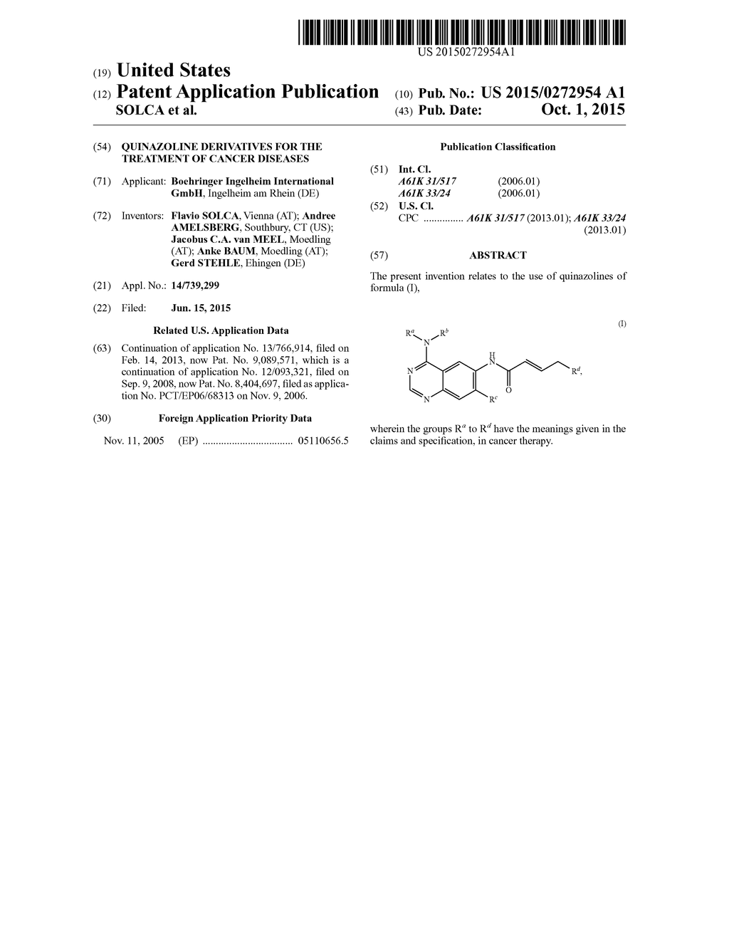 QUINAZOLINE DERIVATIVES FOR THE TREATMENT OF CANCER DISEASES - diagram, schematic, and image 01