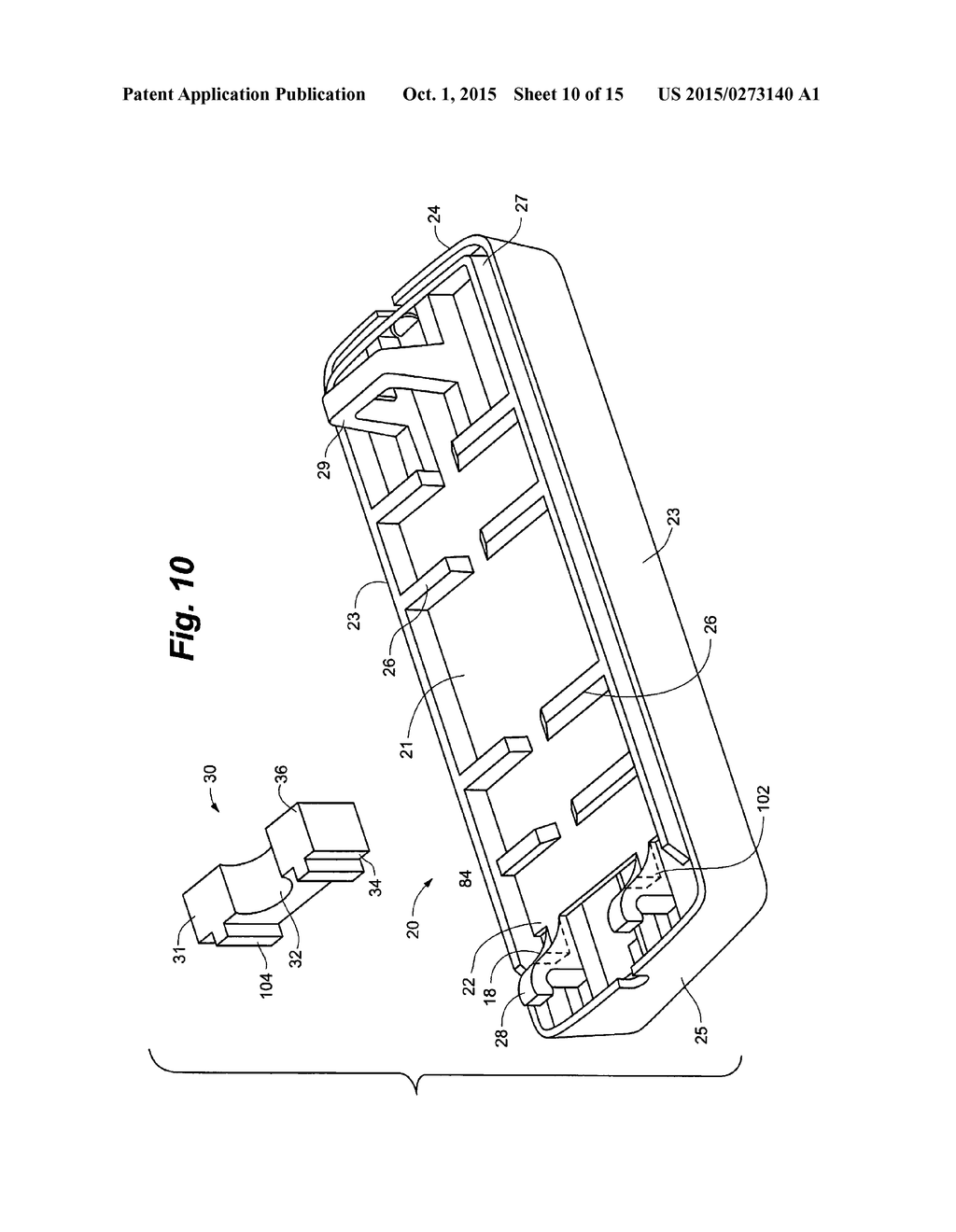 INFUSION SYSTEM DISPOSABLE ALIGNMENT SYSTEM - diagram, schematic, and image 11