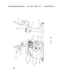 ADJUSTABLE EXERCISE BICYCLE diagram and image