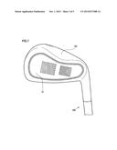 IRON GOLF CLUB HEAD AND IRON GOLF CLUB diagram and image